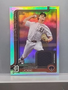 2025 Topps Serie 2 Jackson Jobe Real One Relic Foil SP Juego Usado - Imagen 1 de 2