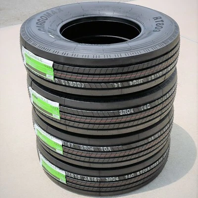 4 Tires Cargo Max RT809 All Steel ST 225/75R15 Load G 14 Ply Trailer - Image 1 of 4
