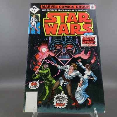 (GD) 1977 Star Wars 4 Whitman Reprint - Marvel Darth Vader Vtg - Image 1 of 4