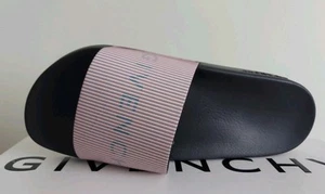 GIVENCH Y PINK LOGO POOL SLIDES SANDALS EU 41 9.5 I LOVE SHOES - Picture 1 of 8
