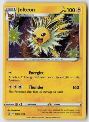 Jolteon - SWSH094 - SWSH: Sword & Shield Promo Cards Holo - PTCG - Image 1 of 2