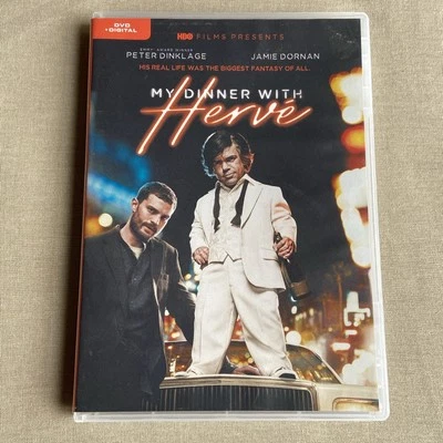 My Dinner With Hervé (DVD 2018) True Story Dwarf Villechaize Peter Dinklage + - Image 1 of 4
