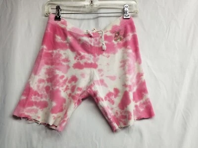 Juicy Couture Shorts Pink Cutoff  Size 10 Sweat Made In USA Distressed  - Image 1 of 4