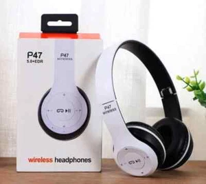 Cuffie Bluetooth wireless over ear P47 - Foto 1 di 4