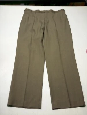 Pantalones Covington para hombre talla 36 x 30 marrón claro frente plano pierna recta  Foto 1 de 4