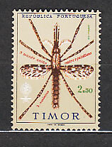Timor - Correo Yvert 328 ** Mnh Fauna. Medicina. Paludismo