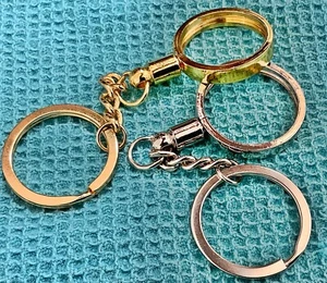 Do It Yourself (DIY) *Fit Your Coin* (25MM) Bezel Keychain - Picture 1 of 5