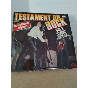 Testament du Rock Vol. 2 LP France Gene Vincent Louis Prima Wanda Jackson - Picture 1 of 4