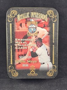 1995 Cooperstown Collection Metallic Impressions 5-Card Willie Mays Edition VTG