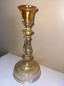 Indiana Carnival Glass Candle Stick Holder Lighter Red Sunset - Imagen 1 de 5