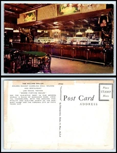 NEVADA Postcard - Las Vegas, Golden Nugget Gambling Hall Saloon R43 - Picture 1 of 1