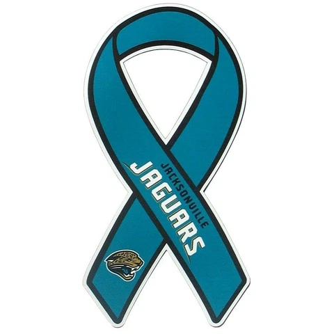 Jacksonville Jaguars Ribbon Shaped Magnet NFL Team Football Fan Graphics Home Cover
