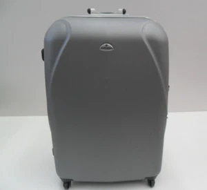 Samsonite Rolling Suitcase Hard Shell Spinner Travel TSA Luggage Silver Wheels - Picture 1 of 19