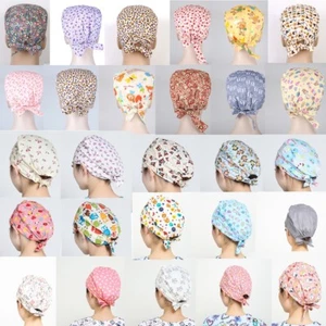 Clinic Medical Hat Doctor Surgical Print Women and Man Working Cap Planets Print - Picture 1 of 233