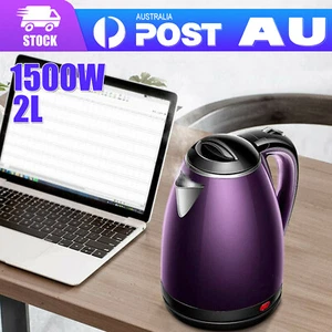 2L Electric Kettle Jug Fast Water Boil Home Boiler 1500W 304 Stainless Steel D - Picture 1 of 12