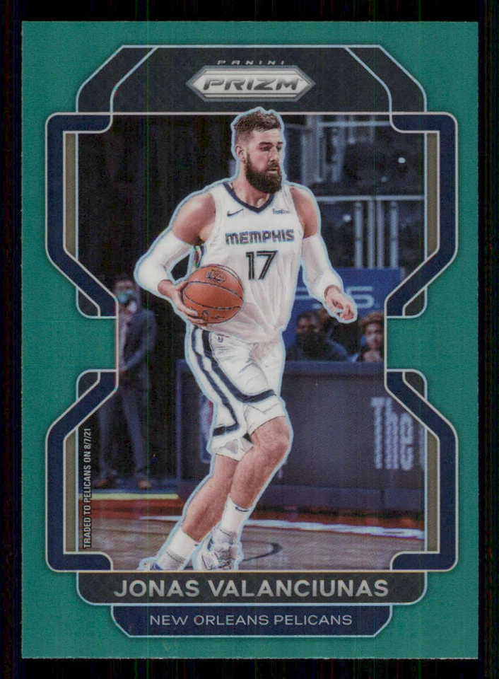 2021-22 Panini Prizm Prizms Green #62 Jonas Valanciunas - Image 1 of 2