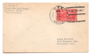 USS BRUCE DD-329 • 1929 Navy Naval Cover • GUANTANAMO Ship Cancel - Picture 1 of 1