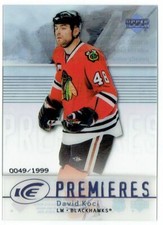 2007-08 UPPER DECK ICE DAVID KOCI ROOKIE 0049/1999 CHICAGO BLACKHAWKS #126