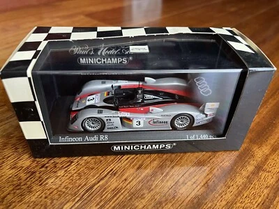MINICHAMPS 1:43 INFINEON AUDI R8 Le Mans 24HRS 2002 #3 - Immagine 1 di 4