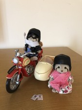 sylvanian motorcycle and sidecar