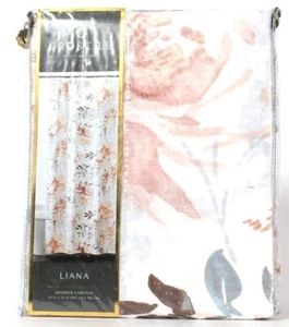 1 Count Croscill Liana Multicolor 72" X 72" Fabric Shower Curtain 100% Cotton - Picture 1 of 1