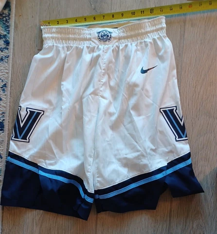 Villanova Wildcats Nike Elite Game Worn Shorts Men's 34 #12 white  2019-2020 PE Cover