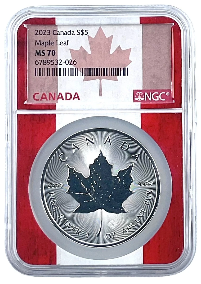 MS 70 Canadian Maple Leaf Silver Bullion Coins for sale | eBay