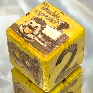 Hedge Haven - Doppio Colpo Paradiso - Cubo Doppio Backgammon - 36mm - Foto 1 di 9