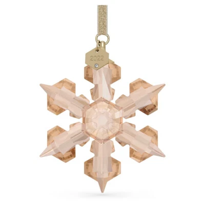 Swarovski Crystal Festive Annual Edition 2022 Ornament, Gold Tone, 5634888 - Image 1 of 2