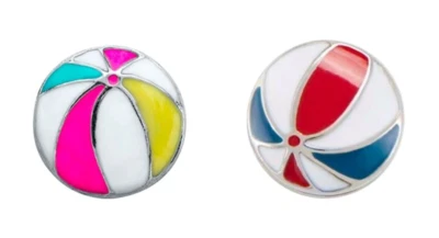 Origami Owl SUMMER FUN BEACH BALL POOL TOY Floating Enamel BEACH & OCEAN Charm - Image 1 of 2