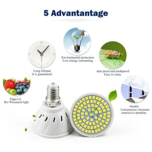 Led Bulb 240V 5W 8W 10W GU10 E27 E14 MR16 Full spectrum Cool/Warm White SMD - Picture 1 of 18