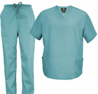 Medical Nursing Scrub Set Natural Uniforms Men Women Unisex Top and Pants BP101