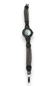 Park Lane Silvertone Marcasite Watch Needs Battery   - Picture 1 of 8