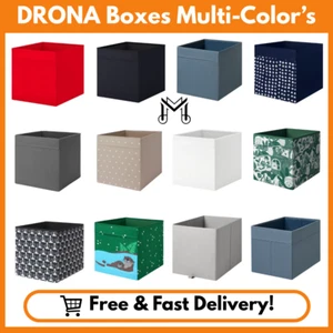 DRÖNA Caja de Almacenamiento 33x38x33cm-Multicolor Hogar Organizador Moderno Compatible Caja - Imagen 1 de 14