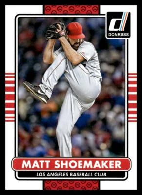 2015 Donruss #102 Matt Shoemaker Los Angeles Angels - Image 1 of 2