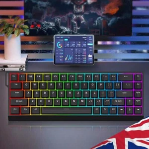 Kabelgebundene Magnetische Tastatur Mechanische Tastatur 0,01 mm Rapid Trigg (ACE68 - Schwarz) - Bild 1 von 9