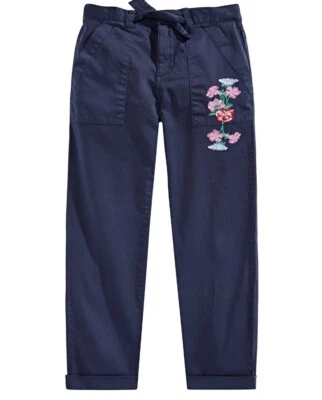 Pantalones bordados Guess Big Girls talla 14 azul marino Foto 1 de 3