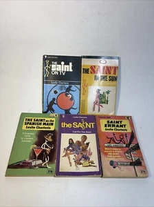 8 X Vintage The Saint Paperback Books (Pan 1962 - 1970) Leslie Charteris - Picture 1 of 10