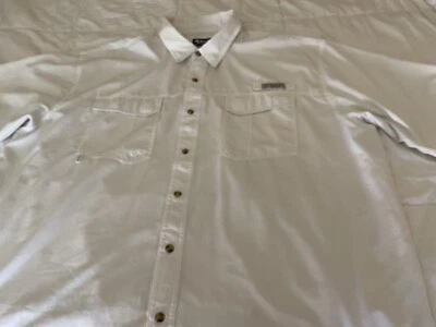 Camisa Bimini Bay Outfitters Pesca Ventilada Manga Corta Abotonada 3XL Foto 1 de 4