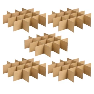 5 Pack Kartontrennwände Gläserkartons Für Umzug Umzugskartons Aus Pappe - Bild 1 von 12