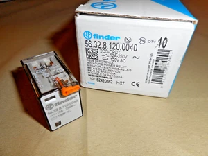 Finder Relay 56.32.8.120.0040 DPDT relay, 120VAC coil (NIB) - Picture 1 of 2