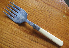 ANTIQUE VICTORIAN SERVING FORK with Hand Chased Decoration