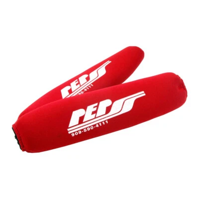 PEP Shock Covers Front ATV 13" RED Yamaha Raptor 125 250 350 Banshee Blaster - Image 1 of 3