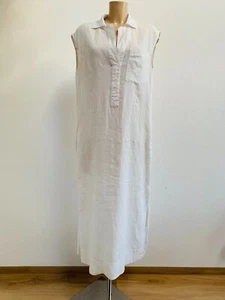 Marc O'Polo Kleid weiss Gr. 40 Neu 100% Leinen Tunika Taschen - Bild 1 von 8