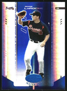 2004 Leaf Certified Materials Mirror Blue #3 Adam LaRoche /50