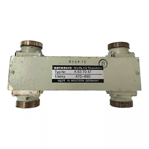 K637047 Kathrein Koppler UHF TV Broadcasting 470-860Mhz 7/16(f) - Bild 1 von 3