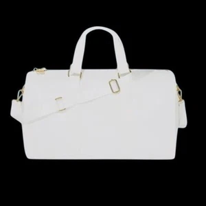 Stoney Clover Lane Classic Mini Duffle Bag Blanc - Picture 1 of 14