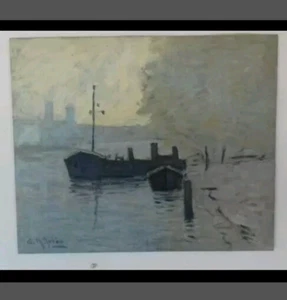 Ribeiro, Alceu.74x61cm. Óleo sobre lienzo en bastidor de madera. - Imagen 1 de 6