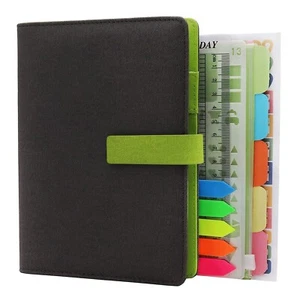 HXRTANGS A6 Refillable Notebook, Ring Binder Journal Personal Organizer with ... - Picture 1 of 6