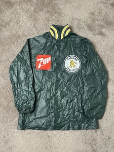 VTG Oakland Athletics Hostess Cakes Green Rain Snap Button Slicker, Size L - Picture 1 of 7